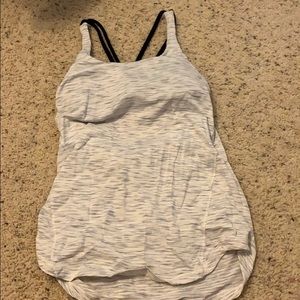 Lululemon tank top with built in bra